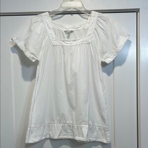 Garnet Hill Women's White Top size 2.